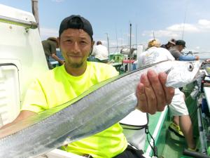 タチウオアジリレー釣り