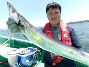 タチウオアジリレー釣り