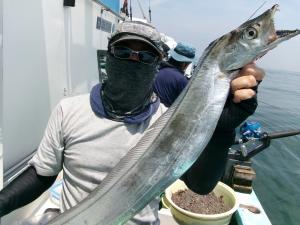 タチウオアジリレー釣り