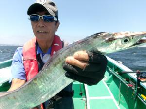タチウオアジリレー釣り
