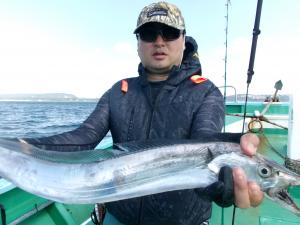 タチウオアジリレー釣り