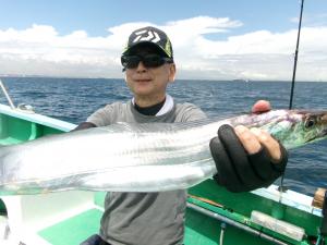 タチウオアジリレー釣り