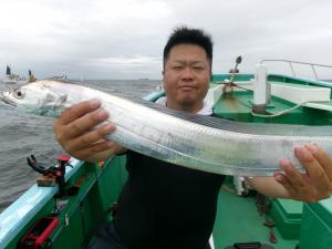 タチウオアジリレー釣り