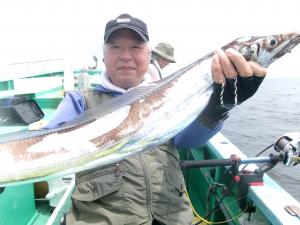 タチウオアジリレー釣り