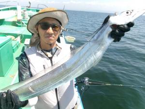 タチウオアジリレー釣り