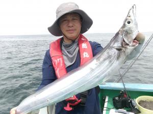 タチウオアジリレー釣り