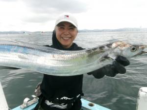 タチウオアジリレー釣り