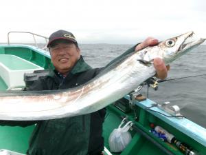 タチウオアジリレー釣り