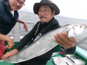 タチウオアジリレー釣り