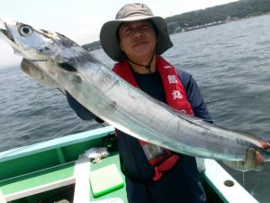 タチウオアジリレー釣り
