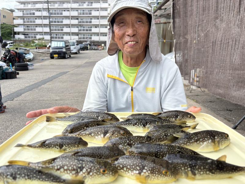 ふぐ釣り1枚目