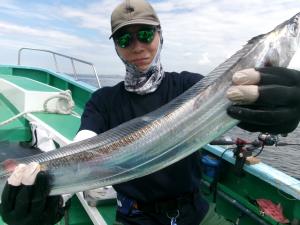 タチウオアジリレー釣り