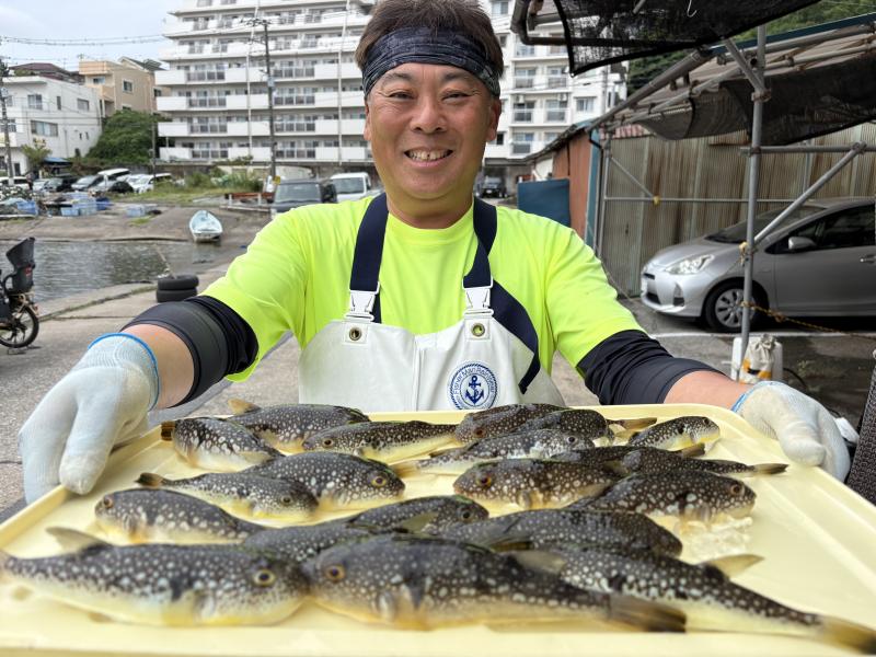 ふぐ釣り1枚目