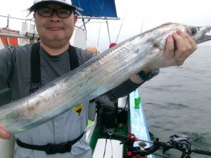 タチウオアジリレー釣り