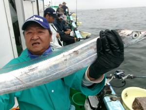 タチウオアジリレー釣り