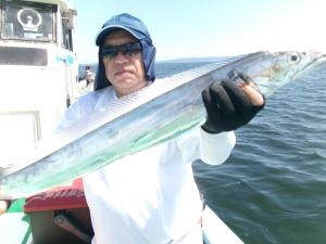 タチウオアジリレー釣り