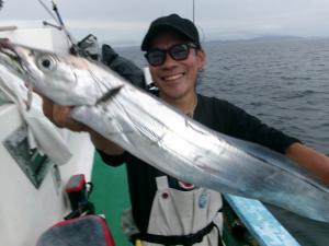 タチウオアジリレー釣り
