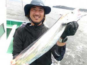 タチウオアジリレー釣り
