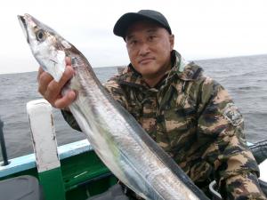 タチウオアジリレー釣り