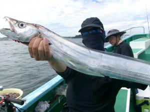 タチウオアジリレー釣り