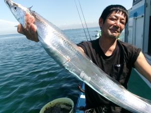 タチウオアジリレー釣り
