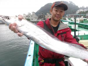 タチウオアジリレー釣り