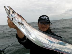 タチウオアジリレー釣り
