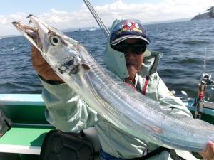 タチウオアジリレー釣り