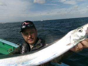 タチウオアジリレー釣り