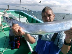 タチウオアジリレー釣り