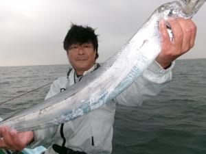 タチウオアジリレー釣り